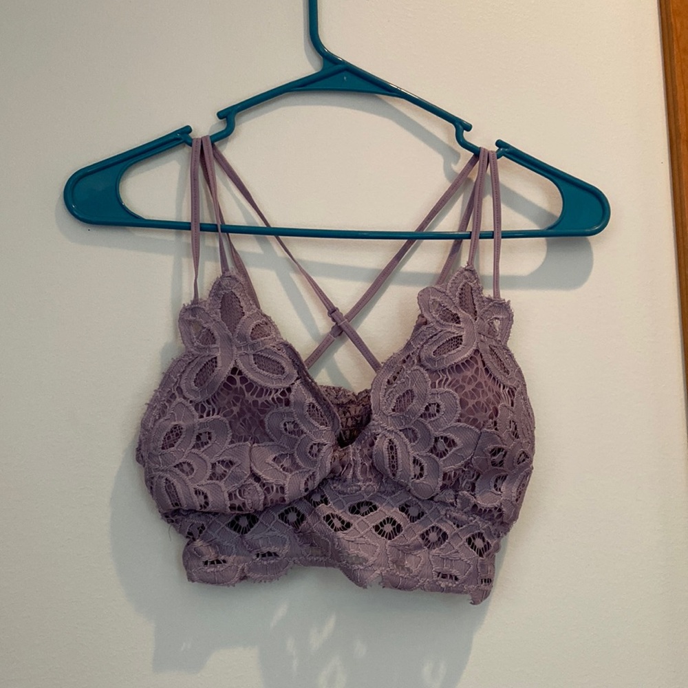 Women’s small purple bralette